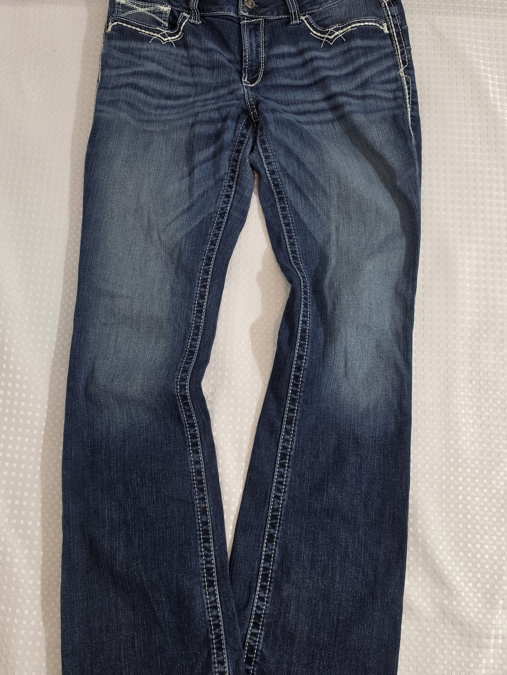 Ariat R.E.A.L. Mid Rise Bootcut Entwined Jeans - Marine Wash 31L